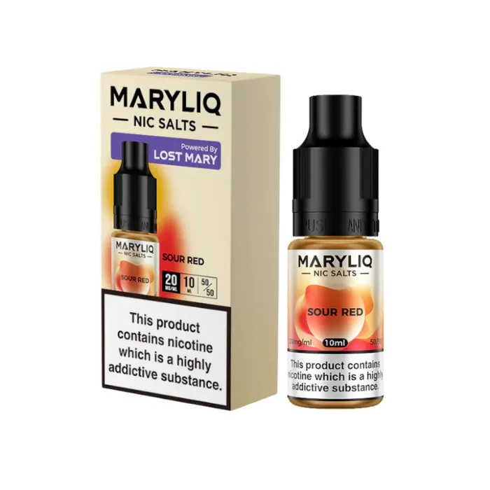 Sour Red – Nic Salts MARYLIQ